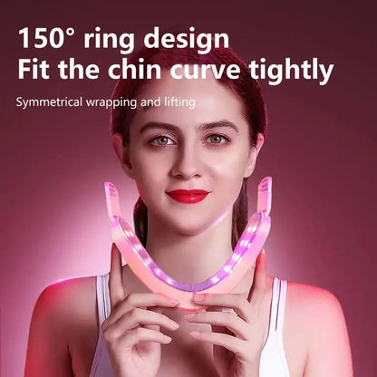 LED Photon Therapy Facial Slimming Vibration Massager